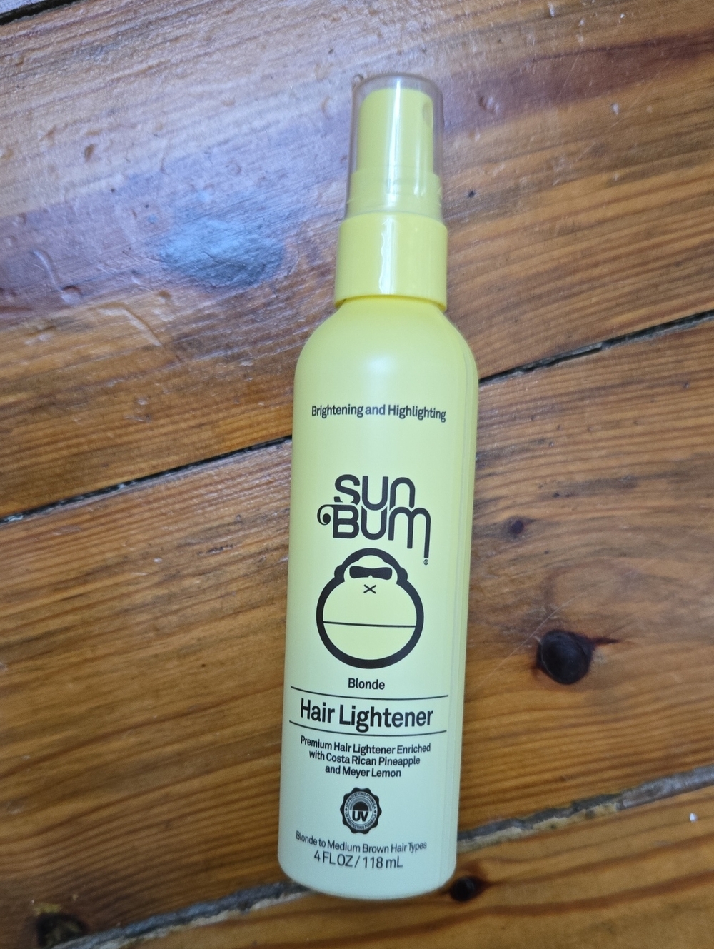 Sun Bum Blonde Hair Lightener Spray - Brightening Yellow